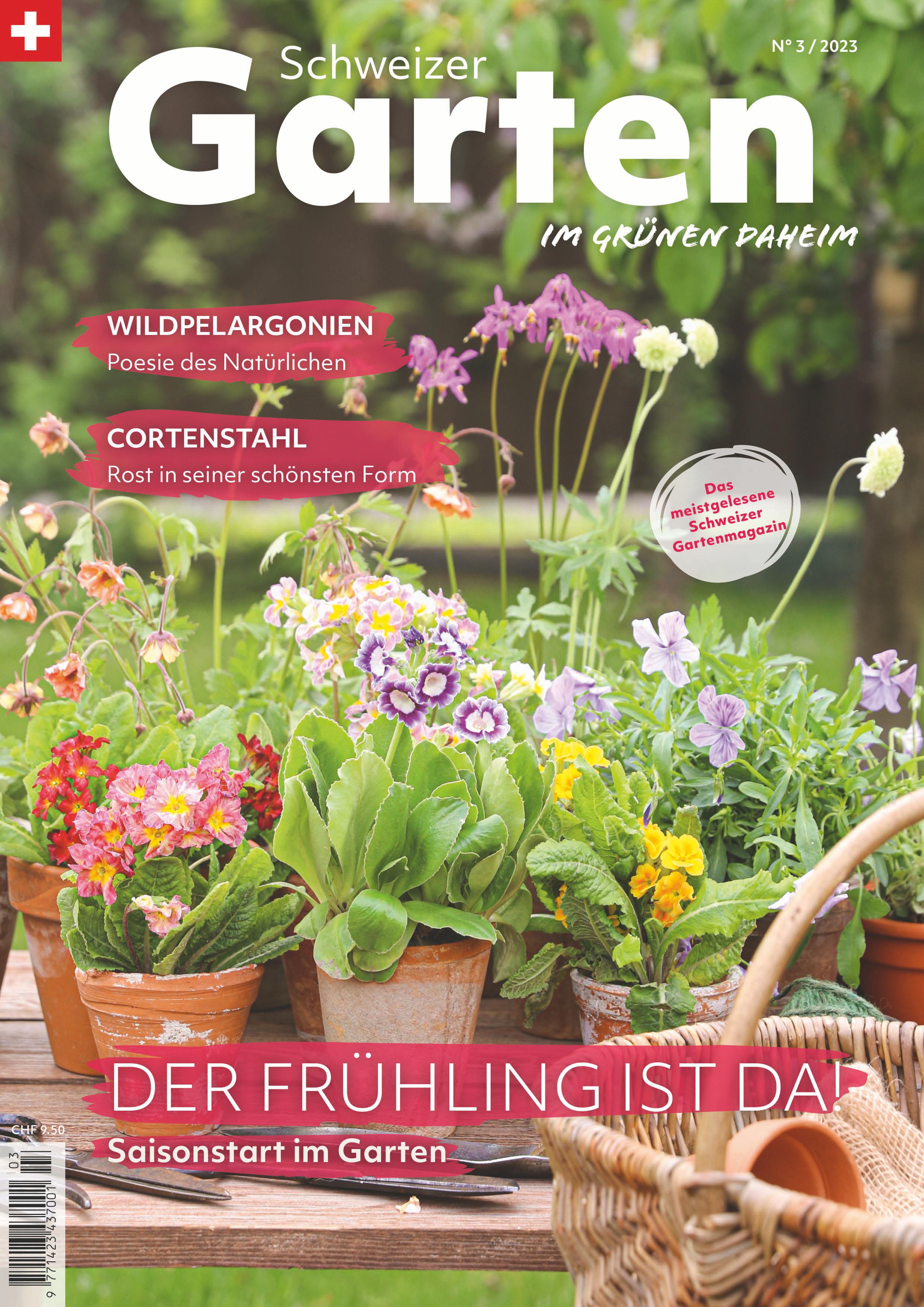 Cover Schweizer Garten März 2023