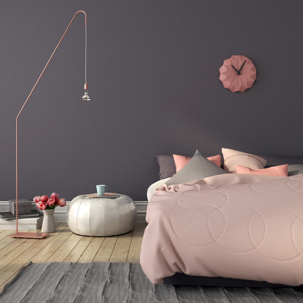 Violette Farbe fürs Schlafzimmer