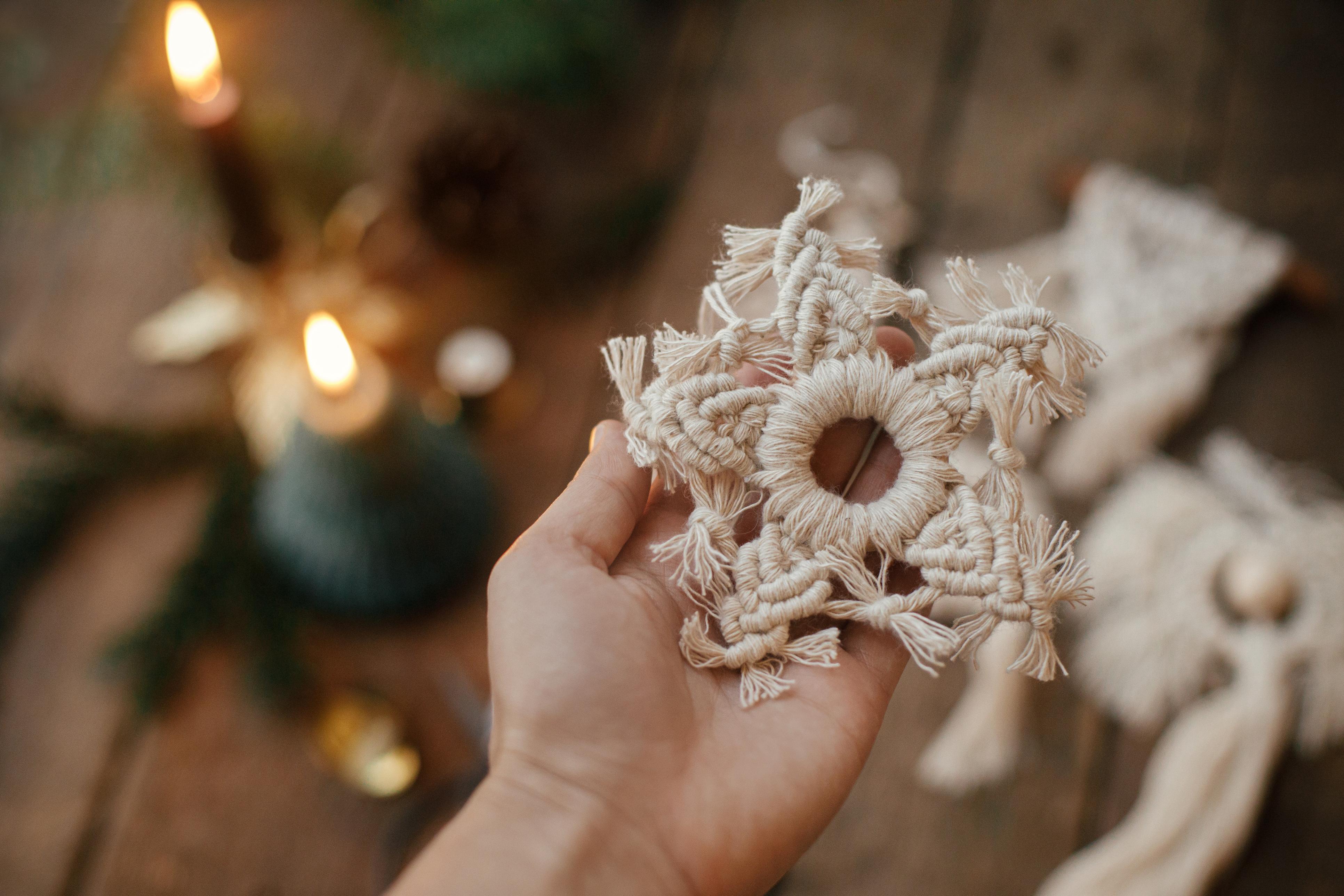 Noël durable : décorations de table et de sapin faites maison